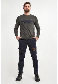 Aeronautica Militare - Longsleeve męski AERONAUTICA MILITARE. Długość rękawa: długi rękaw