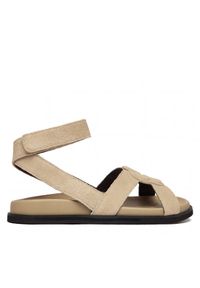 Sandały BOSS. Kolor: beżowy #1