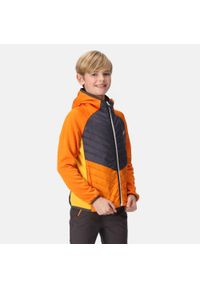 Kielder VII Regatta dziecięca turystyczna kurtka hybrydowa. Kolor: pomarańczowy. Materiał: poliamid #1