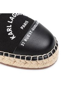 Karl Lagerfeld - KARL LAGERFELD Espadryle KL80108 Czarny. Kolor: czarny. Materiał: materiał #8