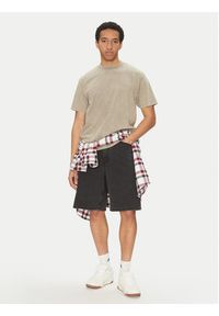 Vans Szorty jeansowe Check-5 VN000C9V Szary Baggy Fit. Kolor: szary. Materiał: bawełna #4