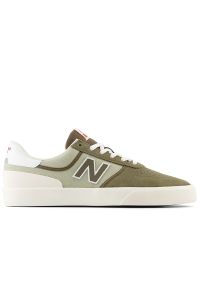 Buty New Balance Numeric NM272OLV - zielone. Kolor: zielony. Materiał: zamsz, syntetyk, guma, materiał. Szerokość cholewki: normalna. Sport: skateboard