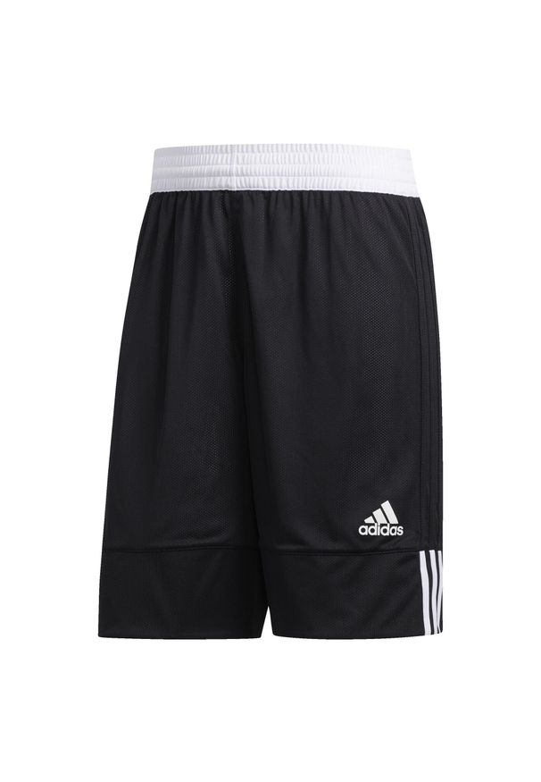 Adidas - Krótkie spodenki adidas 3G Speed Reversible. Kolor: czarny, wielokolorowy, biały. Materiał: poliester. Długość: krótkie. Sport: koszykówka