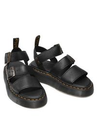Dr. Martens Sandały Gryphon Quad 25720001 Czarny. Kolor: czarny. Materiał: skóra #6