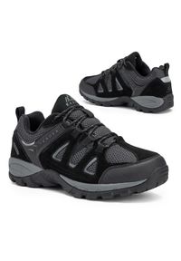 Buty trekkingowe męskie KADVA Traver Low WP. Kolor: czarny. Sport: turystyka piesza #1
