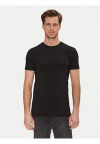 Resteröds Komplet 2 t-shirtów 27040 2 Czarny Slim Fit. Kolor: czarny. Materiał: bawełna #8
