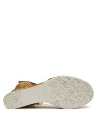 Laura Vita Espadryle Hacdeo 09 Żółty. Kolor: żółty. Materiał: skóra