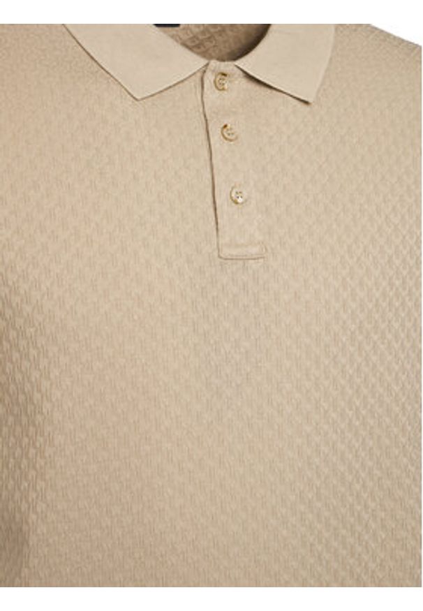 JOOP! Polo Roni 10100056 30100501 Brązowy Regular Fit. Typ kołnierza: polo. Kolor: brązowy. Materiał: bawełna