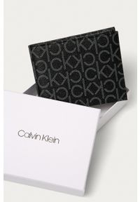 Calvin Klein Jeans - Portfel. Kolor: czarny. Materiał: materiał #2