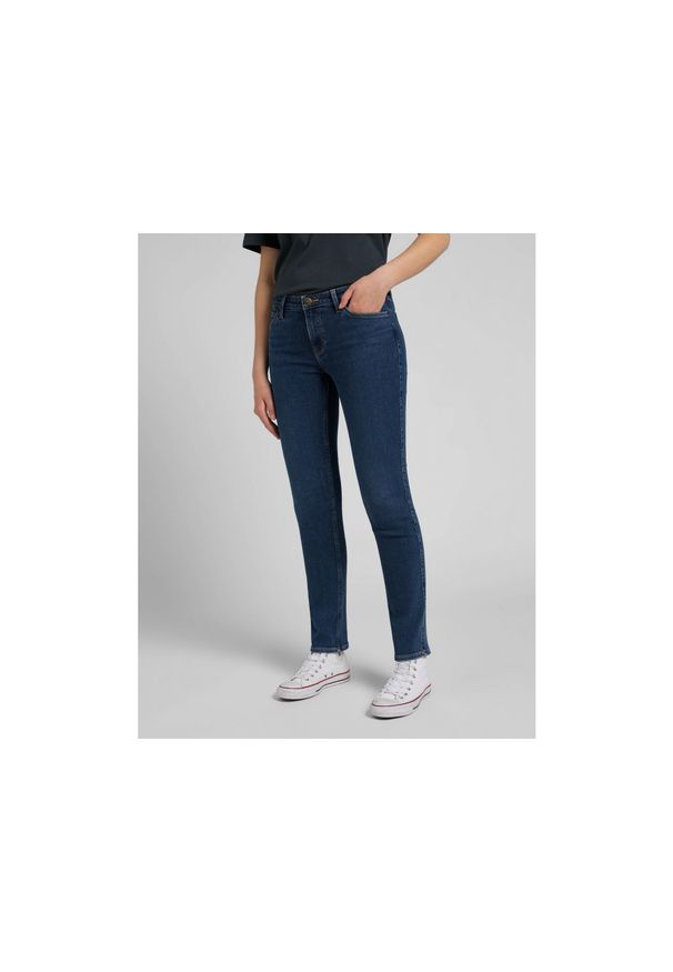 Lee - LEE ELLY DAMSKIE SPODNIE JEANSOWE JEANSY CLEAR INDIGO L305QDKF 112320177