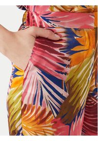 Morgan Spodnie materiałowe 261-PCHAU.F Kolorowy Wide Leg. Materiał: syntetyk. Wzór: kolorowy #4
