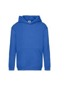 FRUIT OF THE LOOM - Bluza Z Kapturem Premium Dla Dzieci. Typ kołnierza: kaptur. Kolor: niebieski