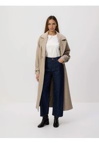 Reserved - Jeansy culotte - granatowy. Kolor: niebieski