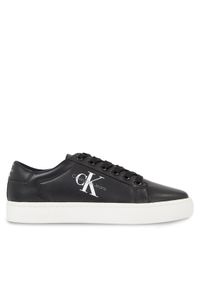 Calvin Klein Jeans Sneakersy Classic Cupsole Laceup Lth Wn YW0YW01269 Czarny. Kolor: czarny. Materiał: materiał