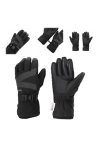 Rękawice narciarskie damskie KADVA Mountain Flow Pro skóra 3M Thinsulate. Kolor: czarny. Materiał: skóra. Technologia: Thinsulate. Sezon: zima. Sport: narciarstwo #1