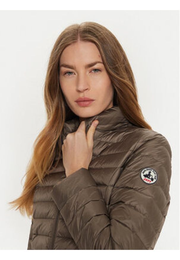 Jott Kurtka puchowa Cha P000WDOW02 Beżowy Slim Fit. Kolor: beżowy. Materiał: syntetyk