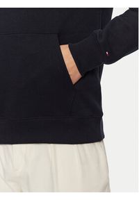 TOMMY HILFIGER - Tommy Hilfiger Bluza MW0MW39050 Granatowy Regular Fit. Kolor: niebieski. Materiał: bawełna, syntetyk #3