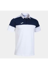 Polo Joma Crew V. Typ kołnierza: polo. Kolor: wielokolorowy, niebieski, biały. Materiał: bawełna, materiał. Sport: piłka nożna #1
