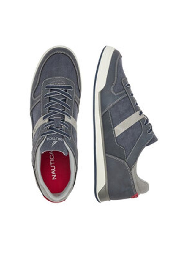 Nautica Sneakersy 24SC055 Granatowy. Kolor: niebieski. Materiał: materiał