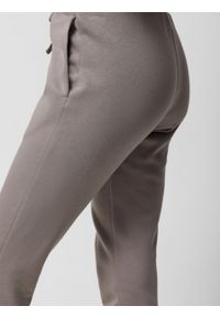 outhorn - Spodnie dresowe joggery damskie - szare. Kolor: szary. Materiał: dresówka #3