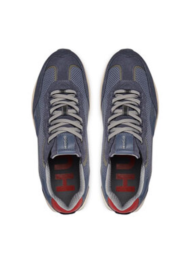Hugo Sneakersy Kane Runn Sdme 50517260 Granatowy. Kolor: niebieski. Materiał: materiał