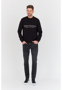 Armani Exchange - ARMANI EXCHANGE Czarna męska bluza, Rozmiar L. Kolor: czarny #6
