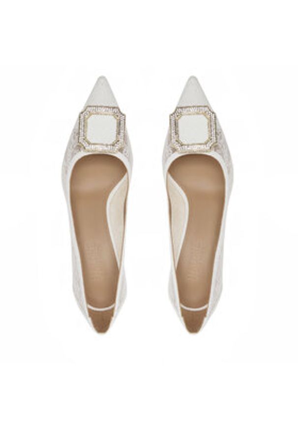 MALONE SOULIERS Szpilki Monroe 70-10 Biały. Kolor: biały. Materiał: materiał. Obcas: na szpilce