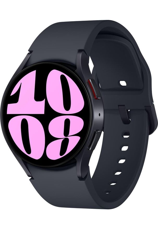 SAMSUNG - Smartwatch Samsung Galaxy Watch 6 Stainless Steel 44mm Grafitowy (SM-R940NZKAEUE). Rodzaj zegarka: smartwatch. Kolor: szary
