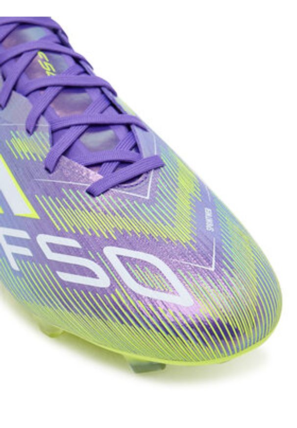 Adidas - adidas Buty do piłki nożnej F50 Pro Firm Ground JH7683 Fioletowy. Kolor: fioletowy. Materiał: materiał