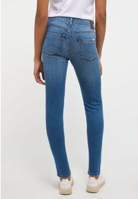 Mustang - MUSTANG SHELBY SKINNY DAMSKIE SPODNIE JEANSOWE JEANSY DŻINSY DENIM BLUE 1013581 5000 502