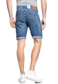 Lee - LEE 5 POCKET SHORT MĘSKIE SPODNIE JEANSOWE KRÓTKIE JEANS MAUI MID L73EMGTP. Okazja: do pracy, na randkę, na imprezę. Materiał: jeans. Długość: krótkie. Sezon: lato. Styl: klasyczny #9