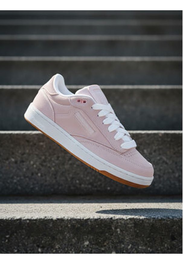 Reebok Sneakersy EO-CLUB C BULC CLN 100239221 Różowy. Kolor: różowy. Materiał: skóra, zamsz. Model: Reebok Club