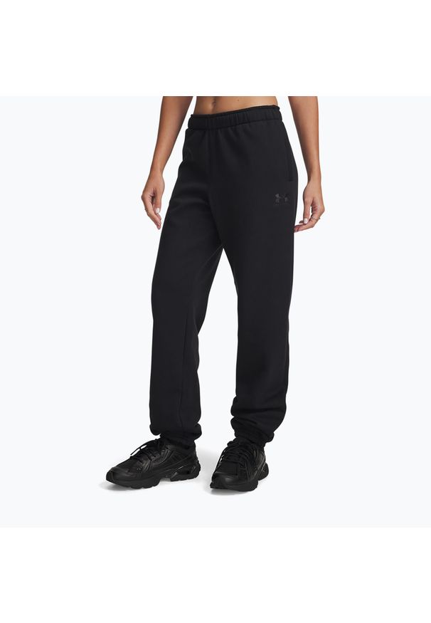 Spodnie treningowe damskie Under Armour Icon Vida Fleece. Kolor: czarny. Sport: fitness