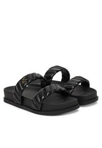 Armani Exchange Klapki XW002574 AF22799 UC001 Czarny. Kolor: czarny. Materiał: skóra #4