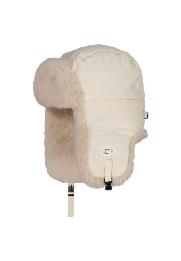 Czapka Damska Barts Hawka Bomber. Kolor: beżowy. Materiał: futro. Styl: elegancki