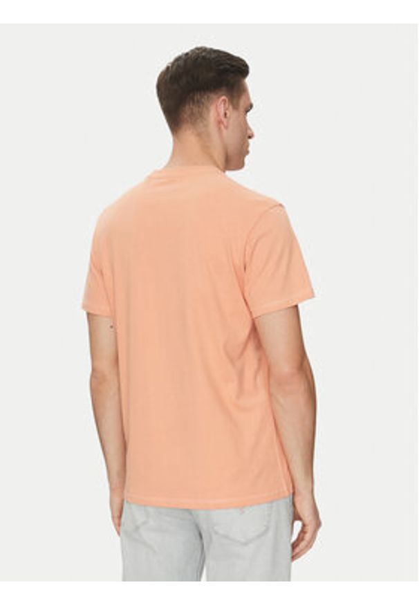 Guess T-Shirt M5GI16 K8FQ4 Pomarańczowy Regular Fit. Kolor: pomarańczowy. Materiał: bawełna