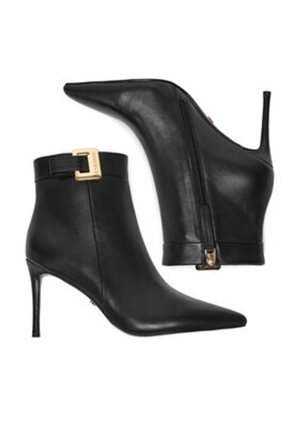 Gino Rossi Botki EO-LUIZA-C001X-1 Czarny. Kolor: czarny. Materiał: skóra