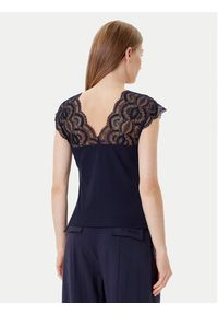 Morgan Bluzka 251-DELI Granatowy Slim Fit. Kolor: niebieski. Materiał: syntetyk #3