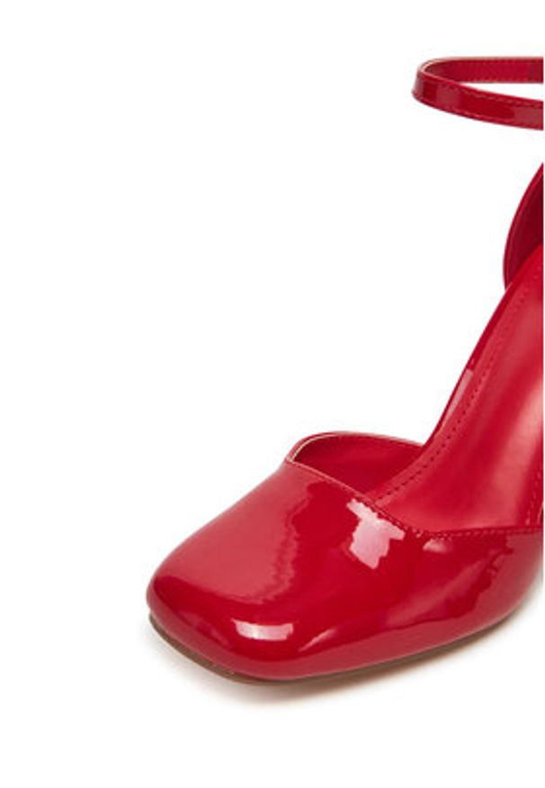 DeeZee Czółenka LWRK321-1 Czerwony. Kolor: czerwony. Materiał: skóra