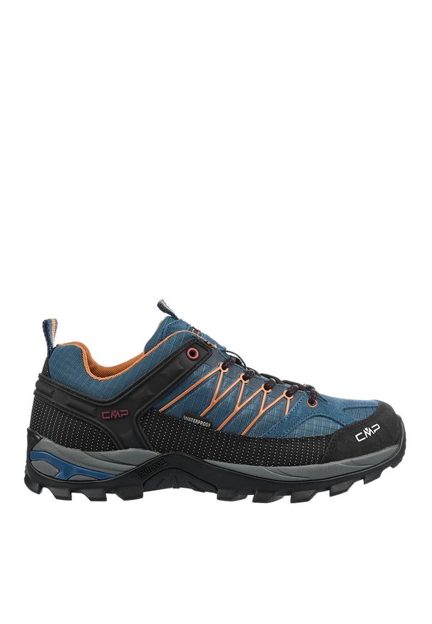 Buty trekkingowe męskie CMP RIGEL LOW. Kolor: czarny, niebieski, wielokolorowy. Materiał: materiał, syntetyk. Szerokość cholewki: normalna