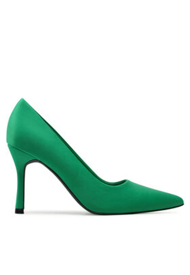 Jenny Fairy Szpilki LS5776-01A Zielony. Kolor: zielony. Materiał: materiał. Obcas: na szpilce