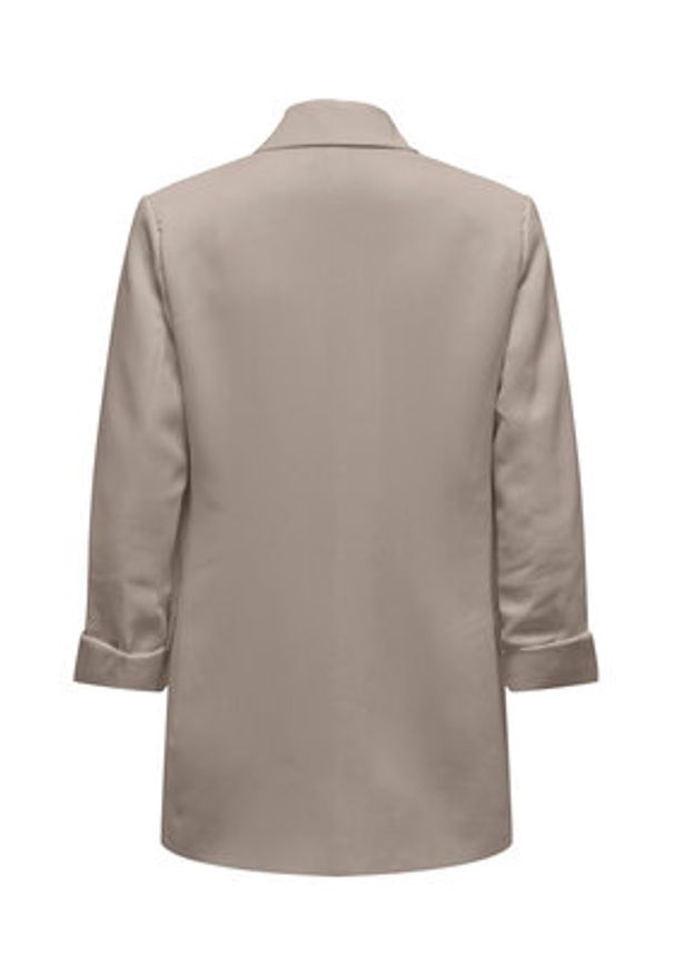 only - ONLY Marynarka Leila 15310948 Beżowy Loose Fit. Kolor: beżowy. Materiał: syntetyk