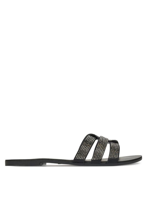 ONLY Shoes Klapki 15340950 Czarny. Kolor: czarny. Materiał: materiał