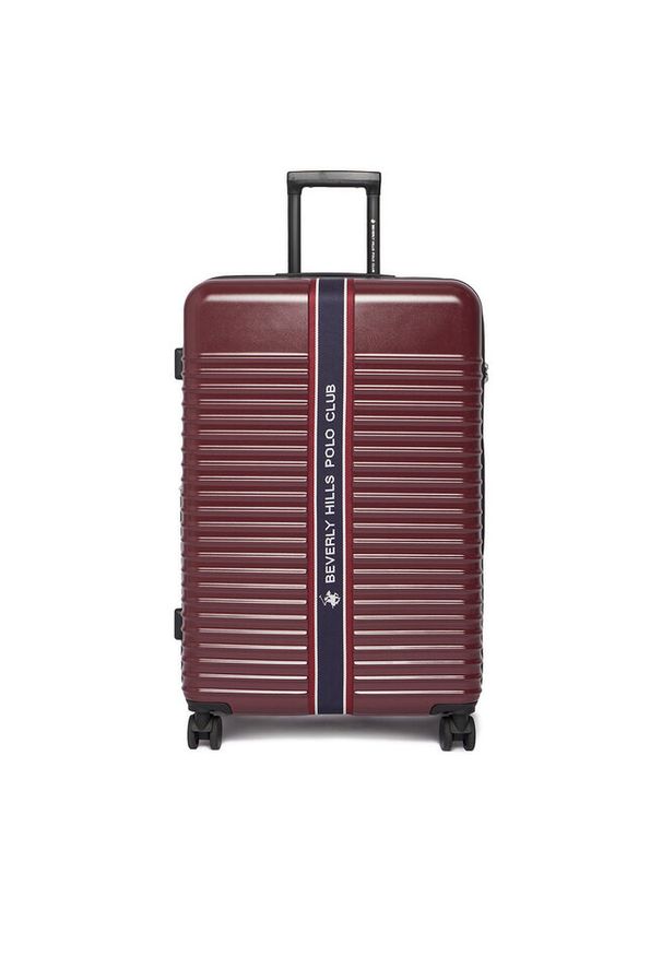 Walizka duża Beverly Hills Polo Club. Kolor: czerwony