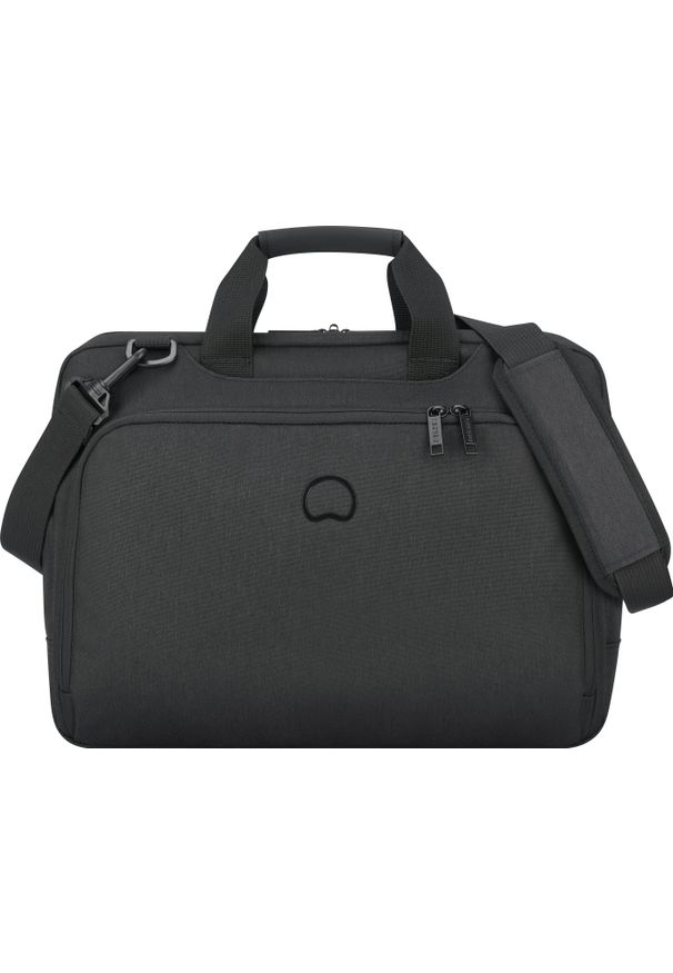 Czarna torba na laptopa Delsey