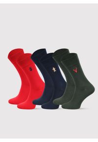 Pako Lorente - PAKO LORENTE - Zestaw skarpet męskich w świąteczne wzory. Materiał: poliester, elastan, bawełna. Wzór: gładki #1