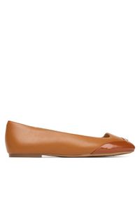 Liu Jo Baleriny Brigitte 03 SF5041 PX695 Brązowy. Kolor: brązowy. Materiał: skóra