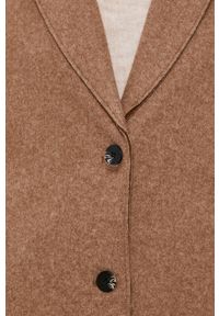 only - Only Płaszcz damski kolor brązowy przejściowy. Okazja: na co dzień. Kolor: brązowy. Styl: casual, klasyczny #3