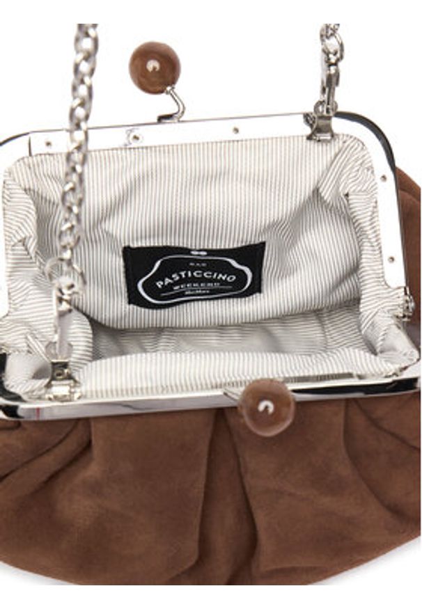 Weekend Max Mara Torebka 2615511014650 Brązowy. Kolor: brązowy. Materiał: zamszowe, skórzane