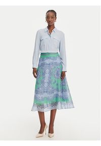 Hale bob - Hale Bob Spódnica midi Winslow 61LU440A Zielony Regular Fit. Kolor: zielony. Materiał: len #3